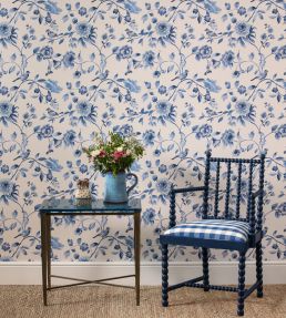 Checkmate Fabric by George & Minnie Blush