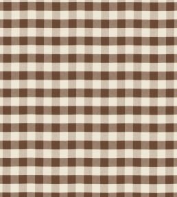Checkmate Fabric by George & Minnie Walnut