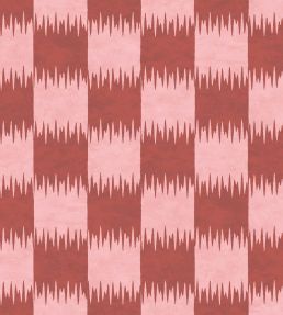 Checkmate Wallpaper by Woodchip & Magnolia Cherry Red