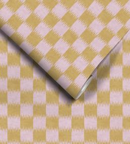 Checkmate Wallpaper by Woodchip & Magnolia Pistachio Cream