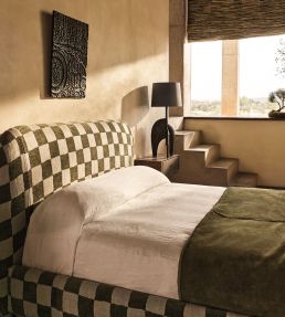 Checkmate Fabric by Zinc Olive