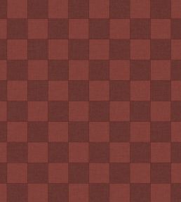 Checks Wallpaper by Caselio Bordeaux