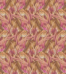 Cheetah Prowl Wallpaper by Cole & Son Cerise