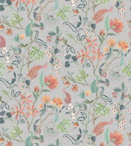 Chellah Metallic Wallpaper by Osborne & Little Metallic Silver