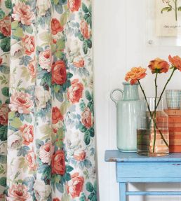 Chelsea Fabric by Sanderson Indigo/Loganberry