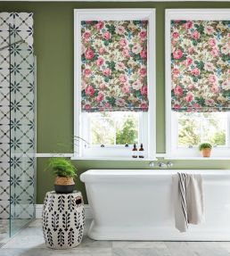 Chelsea Fabric by Sanderson white/Pink