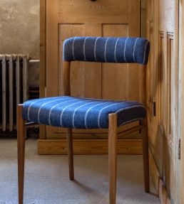 Chelsea Stripe Fabric by Marvic Midnight