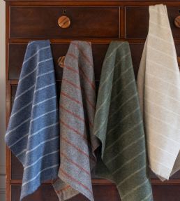 Chelsea Stripe Fabric by Marvic Olive