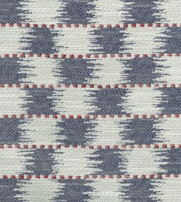Chequers Fabric by Titley and Marr Indigo
