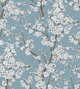 Cherry Blossom Wallpaper by Coordonne Turquoise