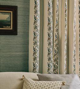 Chesham Fabric by Colefax And Fowler Blue