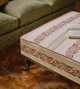 Chesham Fabric by Colefax And Fowler Blue