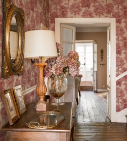 Chestnut Tree Wallpaper by Coordonne Red