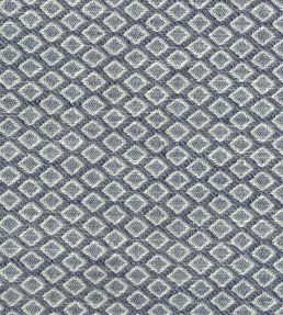 Chess Fabric by Titley and Marr Indigo