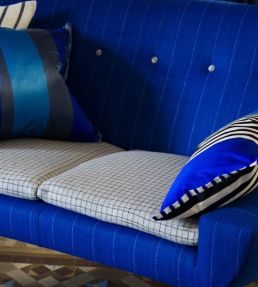 Cheviot Twill Fabric by Designers Guild Cobalt