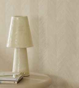 Chevron Wallpaper by Eijffinger Beige