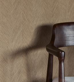 Chevron Wallpaper by Eijffinger Brown/Taupe