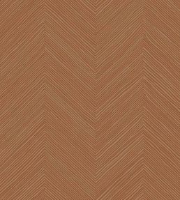 Chevron Wallpaper by Eijffinger Orange/Terracotta