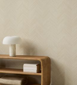 Chevron Wallpaper by Eijffinger Sand