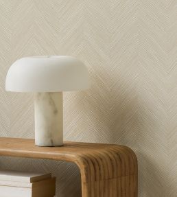 Chevron Wallpaper by Eijffinger Sand