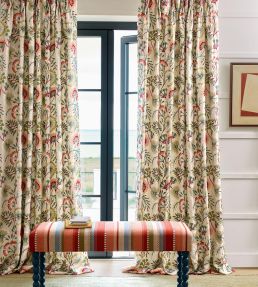Chiana Fabric by Jane Churchill Teal