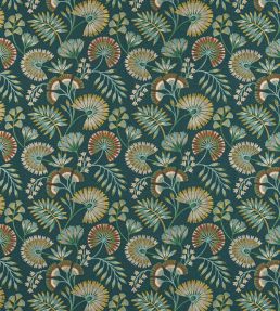 Chiana Fabric by Jane Churchill Teal