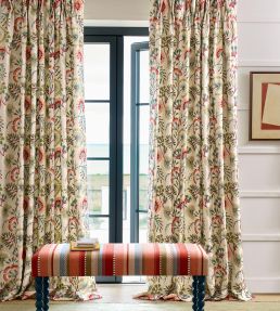Chiana Fabric by Jane Churchill Teal