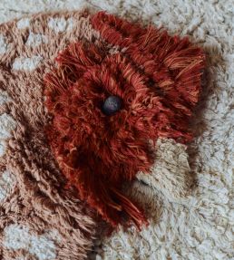 Lorena Canals Chicken rug Terracotta C-CHICKEN Terracotta