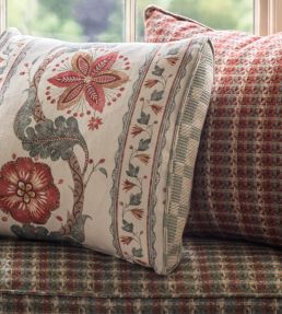 Chicot Fabric by Nina Campbell Red