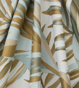 Chile Palm in Lovell Jacquard Fabric by Liberty Pewter