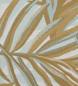 Chile Palm in Lovell Jacquard Fabric by Liberty Pewter