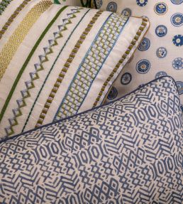 Chimneys Fabric by GP & J Baker Blue