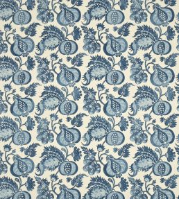 China Blue Fabric by Sanderson Indigo / Neutral