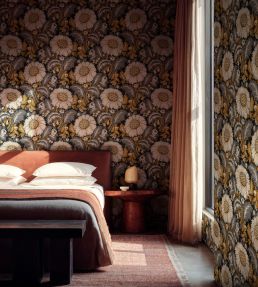 Chinese Damask Wallpaper by Coordonne Onyx