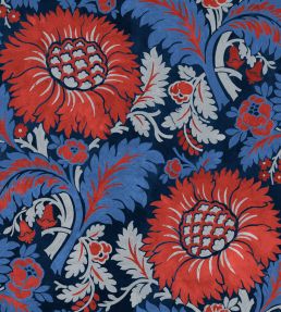 Chinese Damask Wallpaper by Coordonne Vermilion