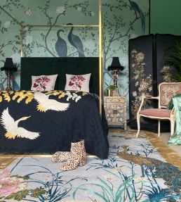 Wendy Morrison Chinese Garden of Virtue rug Grey/Gold WM-5060410392381 Grey/Gold