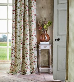 Chinese Lantern Fabric by Sanderson Peach Blossom