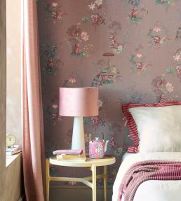 Chinese Porcelain Wallpaper by Eijffinger Mauve