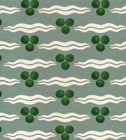 Chintamani Fabric by Ottoline Antique Green