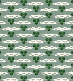 Chintamani Wallpaper by Ottoline Antique Green