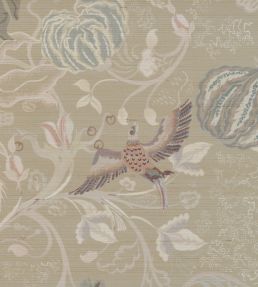 Chintz 21 Grasscloth Wallpaper by Parker & Jules Sepia Stone