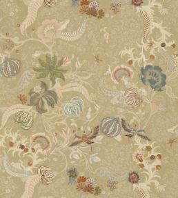 Chintz 21 Fabric by Parker & Jules Sepia Stone