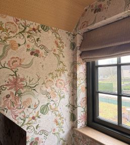 Chintz 21 Wallpaper by Parker & Jules Carmine Blue