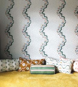 Chintz Caroline Wallpaper by Ottoline Green