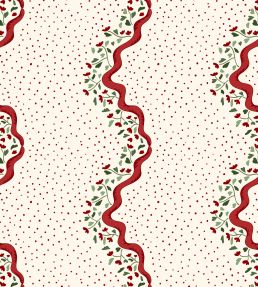 Chintz Caroline Wallpaper by Ottoline Red