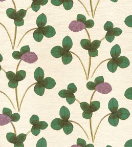 Chintz Constance Fabric by Ottoline Green and Lilac