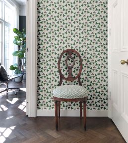 Chintz Constance Wallpaper by Ottoline Green and Lilac