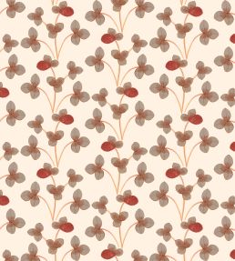 Chintz Constance Wallpaper by Ottoline Ochre Red
