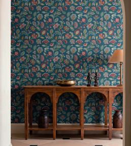 Chintz Wallpaper by Coordonne Indigo