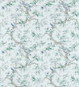 Chintz Wallpaper by Zoffany Blue Stone